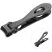 Stainless Steel Nail Clipper Portable Nail Cutter Trimmer Manicure Pedicure Tool Small Black Persistent High Strength and Wear Resistant Glossy Lines - Buy Online on GoSupps.com