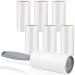 Lint roll 420 leaves extra sticky lint roller with 1 roller effectively lint roll animal hair lint roller clothing-lint roller for clothing sofa bed and carpet 7 rolls with 60 sheets each