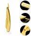 Lalafina Engraved Razor Holder - Foldable & Manual Razor Trimmer - Premium Barber Shaving Accessory | 14.5x2.5cm Gold - Buy Online on GoSupps.com