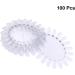 ULTECHNOVO 10Pcs Transparent Nail Art Practice Wheel with Color Display Chart for Manicure DIY - Buy Online on GoSupps.com
