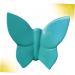 Yardenfun Home Decor Butterflies Ceramic Decor Wall Pendant Decor Decorate Wall Hanging Household 10*7.8cm Blue - Buy Online on GoSupps.com