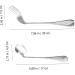 Lurrose Left-Handed Stainless Steel Cutlery Set - 5-Piece Spoon & Fork Utensils for Seniors - Ergonomic Design Perfect for Easy Dining - Buy Online on GoSupps.com