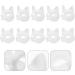 DIYEAH 10pcs Cat Mask - Unpainted Masquerade & Paper Mache Animal Masks for Dance Party - International Shipping Available - Buy Online on GoSupps.com