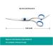 Elfirly Curved Dog Grooming Scissors - Round Safety Tip Pet Shears for Dogs & Cats (Blue) - Buy Online on GoSupps.com
