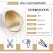 Clip-in Wispy Bangs Hair Extension - Real Human Hair, Ash Blonde Fringe for Women - Buy Online on GoSupps.com