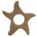 Wendysun 3pcs Cartoon Wood Teether - Natural Animal Starfish Shape Baby Teething Toy - Buy Online on GoSupps.com