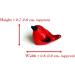 10pcs Multicolor Clay Red Birds Mini Figurines for DIY Dollhouse Craft - An_Shop - Buy Online on GoSupps.com