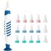 Ear Wax Remover Ear Wax Removal Tool with 16 pcs Soft Silicone Washable Tips Spiral Ear Cleaner Earwax Removal Cleaning Kit for Adults Kids (B)