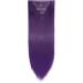 8pcs Dark Purple 26 Inch Clip in Hair Extensions - Silky Straight Full Head Synthetic Hair Pieces - Buy Online on GoSupps.com