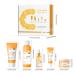 5Pcs Skincare Gift Set for Teenage Girls | Vitamin C Face Kit with Cleanser Toner Serum & Eye Cream | Hydrating Travel Skincare for Women & Men - Buy Online on GoSupps.com