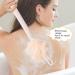 2 Pack Long Handle Shower Body Brush with Soft Bristles and Loofah - Exfoliating Bath Brushes for Women and Men - Buy Online on GoSupps.com