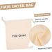 Healeved 16 Pcs Hair Dryer Storage Bag Hair Bag Dryer Carrying Bags Travel Hairdryer Organizer Fabric Beige - Buy Online on GoSupps.com