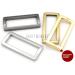 Metal Flat Rectangle Rings Buckle 1 1/2 Inches Silver - 6 Pack for Bag Belt Strap | Heavy Duty Loop Quality Finish | Craftmemore VTLP - Buy Online on GoSupps.com