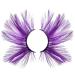 Dorisue Huge Dramatic Halloween Eyelashes - Purple Extra Long Cat Eye & Feather Style for Costumes - Buy Online on GoSupps.com