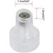 Hydrafacial Replacement Tips Dermabrasion Beauty Tips For Water Peel Aqua Peel Hydrofacial Parts plastic 2 Pcs For Elitzia ETLB245 Or ET89 ETLB248 Beauty Machine Diamond Hydro 2 Pcs - Buy Online on GoSupps.com