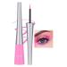 Beliky Girl 10-Color Liquid Eyeliner Quick-Drying Matte Eyeliner Long-Lasting Waterproof Smear-Free Colored Gel Eyeliner Highly Pigmented Candy Elf Liquid Eyeliner Pink