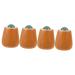 Tovinanna 4 pieces of face massage jade rolls Face massage Tools Massage roller facial roller Jade Masaager Face roller for swelling wooden handle facial scooters for 5.50x4.00cmx4pcs Multix4stk
