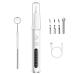 Plaque Remover for Teeth Tartar Remover for Teeth Teeth whitening set with Four Adjustable Modes & LED Light (White)