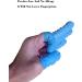 Medium Disposable Nitrile Finger Cots - Anti-static, Non-allergenic, 100 pcs Blue Finger Protectors for Beauty, Manicure, Cleaning - Buy Online on GoSupps.com