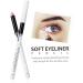 1PC White Eyeliner Pencil Smooth Cosmetic Beauty Tool Long Lasting Makeup Eyeliner Professional Eyeshadow Highlighter(White) - Buy Online on GoSupps.com
