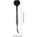 SOLUSTRE 2pcs Black Long Handle Back Loofah Shower Brush Set - Soft Nylon Mesh, Exfoliating Lufas for Men and Women - Bath Sponge Scrubber - Buy Online on GoSupps.com