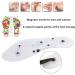 Buy CSCDD Acupressure Insoles for Weight Loss | Slimming Shoe Pads - EU34-40 - Transparent Foot Support - Buy Online on GoSupps.com