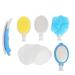Buy Multifunctional Foldable Shower Brush - 4 in 1 with Luffa Head & Storage Bag | International Shipping Available - Buy Online on GoSupps.com