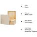 YoleShy 6 Pack 8'' x 8'' Unfinished Wood Painting Panel Boards for Arts & Crafts - Wooden Canvas Panels 6 Count - Buy Online on GoSupps.com