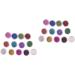 FOMIYES 24 Boxes Eye Shadow Powder Glitter Eyeshadow Pigments Pearlescent Eyeshadow Palette mediumx2pcs Assorted Colorx2pcs - Buy Online on GoSupps.com