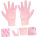Beatifufu 1 Pair Beauty Protective Glove Tropical Headdress Moisturizing Gloves for Hand No Crease Hairpin Black Repairing Moisturizing Gloves Sebs Dry Proof Pink Women's - Buy Online on GoSupps.com