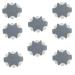 JB White 48 ProWax Cerumen filter for hearing aids Suitable for oticon and Bernafon speakers 8x donor disk with 6 tools and 6 filters gray