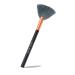 Fan Makeup Brush For Highlighter Blush Flutty&Powder Cosmetic Tool w/Long Handle& Anti-shedding Hairs Bronzer Brush