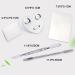 Yueser 3-Piece Stainless Steel Mixing Palette & Spatula Set for Makeup Foundation Mixing & Nail Art - Durable Cosmetic Tools - Buy Online on GoSupps.com
