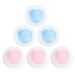 6pi ces Houppette pour Grosse Houppette Poudre Applicateur de Poudre avec Manche Portable pour Voyages Douce pour Peau Gar on Fille
