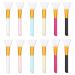 Silicone Face Mask Brush Mask Beauty Tool Soft Silicone Facial Mud Mask Applicator Brush 12 Pcs. 6-color combination 1
