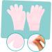minkissy 3 Pairs Moisturizing Gloves Hands Night Mittens Exfoliating Glove Gloves Overnight Night Gloves Cream Gloves Softening Grade Anti-Wrinkle Gloves Spa Sebs Pink - Buy Online on GoSupps.com