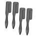 Mipcase 4pcs Eyelash Comb Stainless Steel Eyebrow Brush Eye Lash Applicator Grooming Eyebrow Comb Mini Lash Comb Brow Brush Comb Eyelash for False Lashes Eyelash Mascara Portable Handle