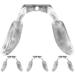 Fomiyes glass holder 4 U-shaped glasses pads Bridge plug-in-nose pad-glasses pad anti-for full frame glasses sunglasses glasses accessories 2.5x2.1cm