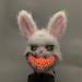 Sunisfa Halloween Cosplay Masks Light Up Rabbit Scary Masks Costume for Festivals Parties Props