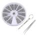 wemee Glasses Repair Kit Frameless Sunglasses Nose Holder Clock Screwdriver Nut Tool Family Repair Tool Combination