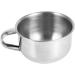 Stainless Steel Shaving Bowl Fine Polished with Smooth Surface Perfectly Used to Store Shaving Cream Soap or Brush Suitable for Wet Shaving - Buy Online on GoSupps.com