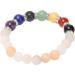 Harmony Chakra Bracelet | 7-Chakra Crystal Bracelet with Pink Aventurine for Emotions & Anxiety Relief | Ideal for Meditation & Yoga - Buy Online on GoSupps.com
