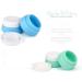 Pure Vie 20ml Silicone Cosmetic Cream Containers Set - Travel Bottles with Sealed Lids (Pack of 3) - International Shipping - Buy Online on GoSupps.com