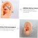 Human Ear Model Earrings Display Set - 4pcs Pierced Ear Piercing Jewelry Simulator for Studs - Assorted Colors - 5.66x4.88x5cm - Buy Online on GoSupps.com