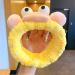 Hofar Face Wash Headband Hairband - Yellow Coral Fleece Cartoon Cute Hair Accessories - Buy Online on GoSupps.com