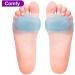 Metatarsal Pads & Toe Separators - 4 Pairs Gel Cushions for Diabetic Feet Blisters & Forefoot Pain Relief - Breathable & Soft - Buy Online on GoSupps.com