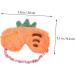 Beavorty Rabbit Carrot Eye Mask - Cute Plush Sleep Blindfold for Students & Travel - Perfect Goodies Bag Stuffer | 1 Count Orange - Buy Online on GoSupps.com