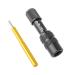 Bike Front Fork Valve Adapter Aluminum Alloy Extension Converter Nozzle Road Bicycle Fork Inflatable Valve Adaptor Accessory Black