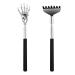Kryzalite 2 pieces of telescopic back scratches in different designs portable pull-out back massagers great gift for men or women