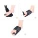 Hallux Valgus Bunion Corrector - Adjustable Sleeve & Sock for Overlapping Toes - Black - Buy Online on GoSupps.com